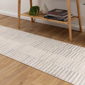 Lifestyle Floors Natural Bevara Contemporary Runner