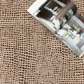 Lifestyle Floors Beige and Brown Povel Contemporary Rug