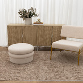 Lifestyle Floors Beige and Brown Povel Contemporary Rug