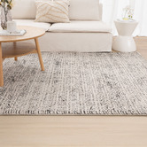 Lifestyle Floors Beige &amp; Charcoal Dalila Diamonds Rug