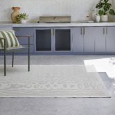 Lifestyle Floors Cream Kense Indoor/Outdoor Rug