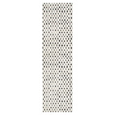 Lifestyle Floors Black &amp; Cream Bass Squares Rug