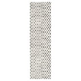 Lifestyle Floors Black &amp; Cream Bass Squares Runner