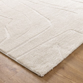 Lifestyle Floors Sand &amp; Cream Kezia Modern Lines Rug