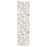 Lifestyle Floors Cream &amp; Black Kezia Modern Lines Runner