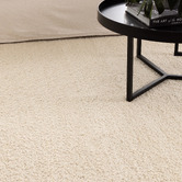 Lifestyle Floors Ivory Harmony Hand-Woven Boucle Wool Rug