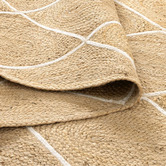 Lifestyle Floors Carthalo Hand-Woven Jute &amp; Cotton Rug