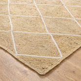 Lifestyle Floors Carthalo Hand-Woven Jute &amp; Cotton Rug