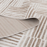 Lifestyle Floors Taupe Thorne Contemporary Rug