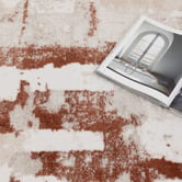 Lifestyle Floors Rust Riggs Abstract Rug