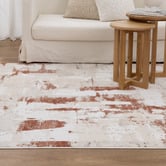 Lifestyle Floors Rust Riggs Abstract Rug