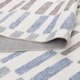 Lifestyle Floors Wright Dashes Machine Washable Rug