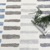 Lifestyle Floors Wright Dashes Machine Washable Rug