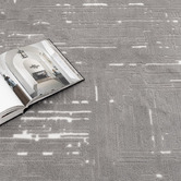 Lifestyle Floors Grey Velour Machine Washable Rug