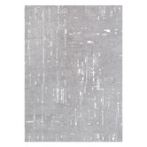 Lifestyle Floors Grey Velour Machine Washable Rug