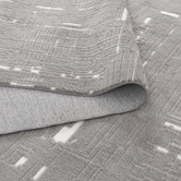 Lifestyle Floors Grey Velour Machine Washable Rug