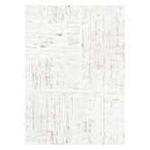 Lifestyle Floors White &amp; Beige Velour Machine Washable Rug