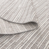 Lifestyle Floors Silver &amp; Ivory Sarai Tasselled Rug