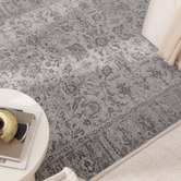 Lifestyle Floors Grey Caitlin Distressed Rug
