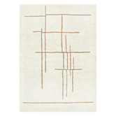 Lifestyle Floors Beige Nelson Machine Washable New Zealand Wool Rug