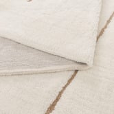Lifestyle Floors Beige Nelson Machine Washable New Zealand Wool Rug