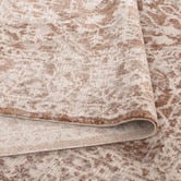 Lifestyle Floors Beige &amp; Rust Omar Distressed Medallion Rug