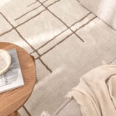 Lifestyle Floors Beige Nelson Machine Washable New Zealand Wool Rug