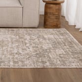 Lifestyle Floors Aliyah Distressed Medallion Rug