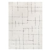 Lifestyle Floors Black Levi Abstract Rug
