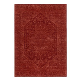 Lifestyle Floors Heritage Monochrome Distressed Medallion Rug