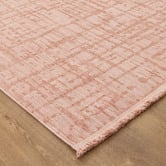 Lifestyle Floors Blush Emma Distressed Textured Rug