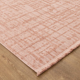 Lifestyle Floors Blush Emma Distressed Textured Runner