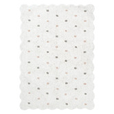 Lifestyle Floors Melissa Scalloped Machine Washable Cotton Rug