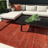 Lifestyle Floors Burnt Terracotta Sienna Indoor/Outdoor Rug