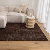 Lifestyle Floors Chocolate Brown Sienna Indoor/Outdoor Rug