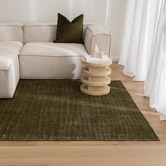 Lifestyle Floors Olive Green Sienna Indoor/Outdoor Rug