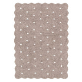 Lifestyle Floors Melissa Scalloped Machine Washable Cotton Rug