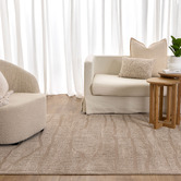 Lifestyle Floors Beige Bedrock Abstract Rug