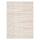 Lifestyle Floors Ivory Bedrock Abstract Rug