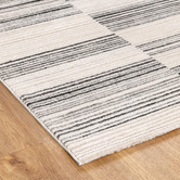 Lifestyle Floors Beige &amp; Black Noah Rug