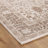 Lifestyle Floors Biscuit Farah Traditional Bordered Rug
