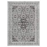 Lifestyle Floors Slate Yasmin Traditional Bordered Rug