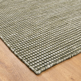 Lifestyle Floors Forest Green Skandi Hand-Woven Wool-Blend Rug