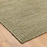 Lifestyle Floors Olive Green Skandi Hand-Woven Wool-Blend Rug