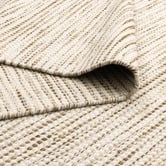 Lifestyle Floors Ivory &amp; Olive Green Skandi Hand-Woven Wool-Blend Rug