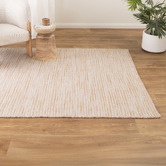 Lifestyle Floors Ivory &amp; Turmeric Skandi Hand-Woven Wool-Blend Rug