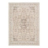 Lifestyle Floors Latte Yasmin Traditional Bordered Rug