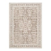 Lifestyle Floors Toffee Yasmin Traditional Bordered Rug