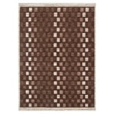 Lifestyle Floors Chocolate Vernon Checkered Rug