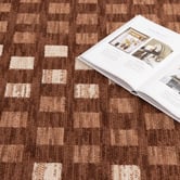 Lifestyle Floors Cinnamon Vernon Checkered Rug